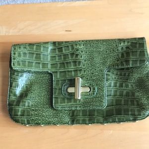 3 for $10 Faux alligator clutch & shoulder bag